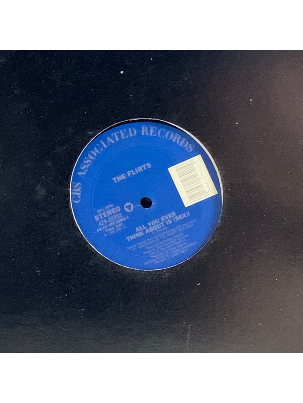 The Flirts - All You Ever Think About Is Sex! Vinyl Record Fair Condition